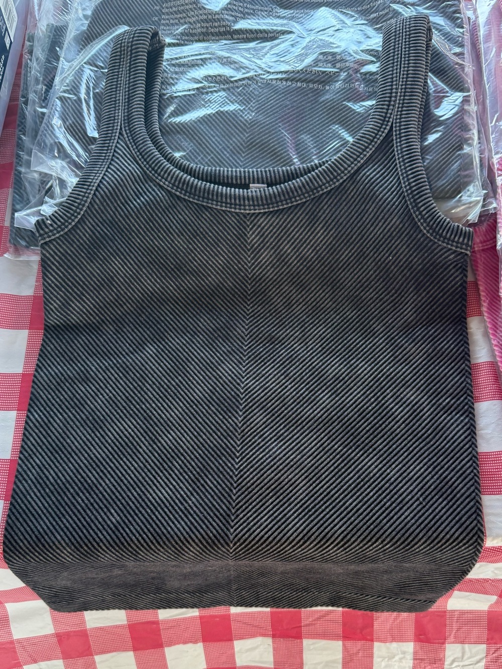 Zenana Women's Black Ribbed Tank Top - Sleek Scoop Neck